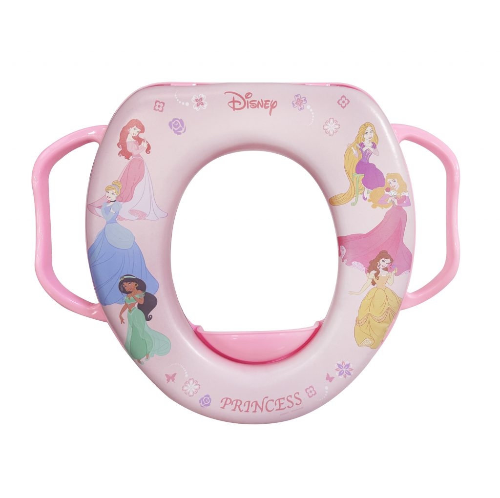 Princess Potty Seat with handle give toddlers something to grip
